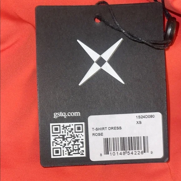 GSTQ T-Shirt Dress Rose Sleeveless Sheath Mini Dress for Cocktail - Picture 2 of 6